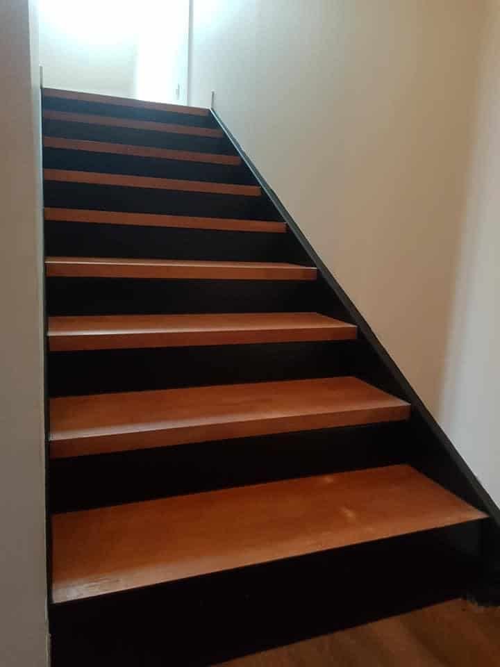 Rampe escalier débillardée fer forgé style art déco