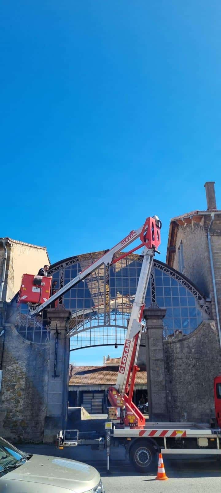 Baie vitrée acier rupture de pont thermique Toulouse