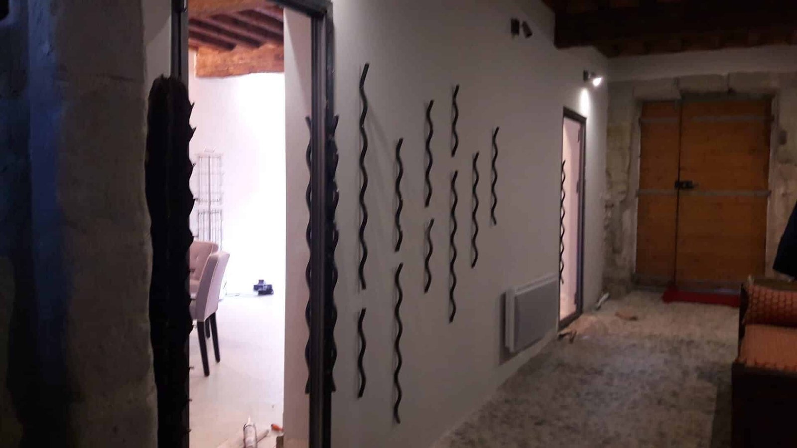 Verrière cuisine sur mesure artisan ferronnier Aude