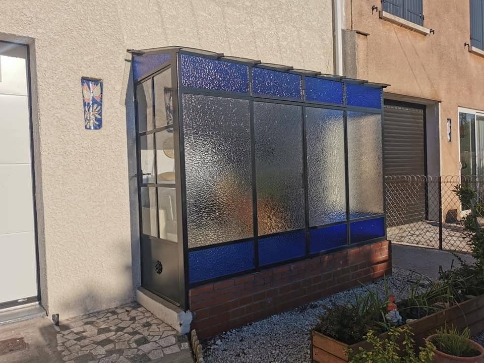 Menuiserie acier profile fin (fineline) posée à Narbonne