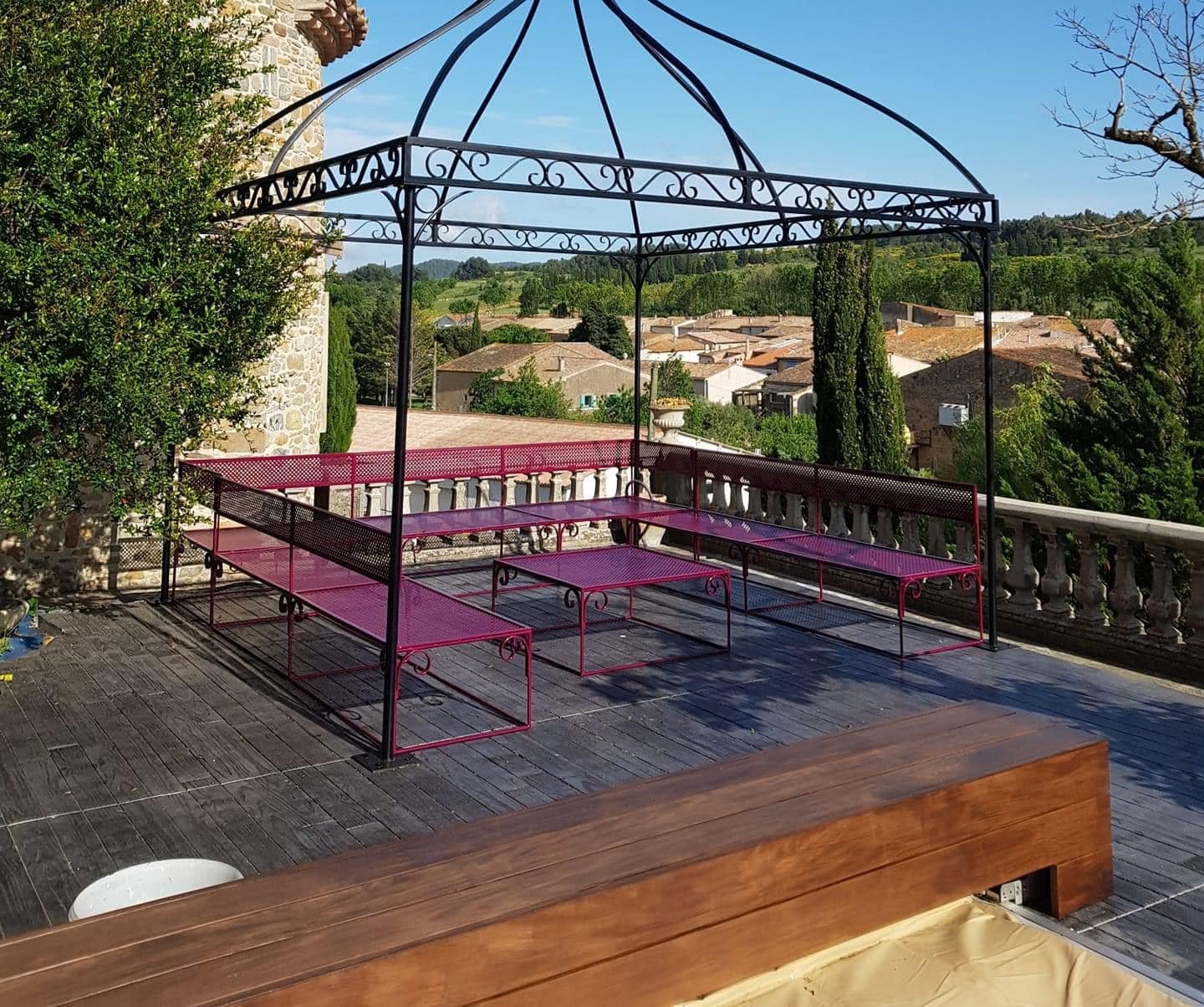 Pergola sur mesure par Forge del Castillo