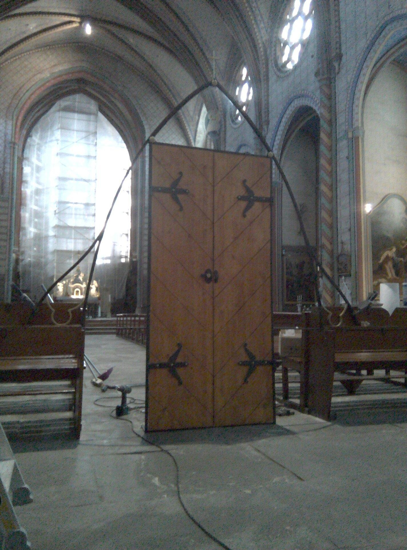 Portail sur mesure en fer forgé par Forge del Castillo